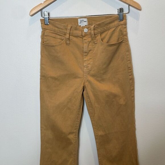 J. Crew Garment-dyed demi-boot crop pant Size 25 - Picture 3 of 10